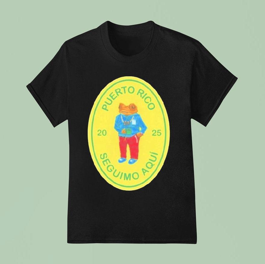 Bad Bunny Deb Tirar Ms Fotos Concho Frog T Shirt