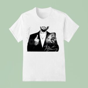 Bad Middle Finger Vintage Music Show T Shirt