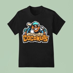 Banana Ball Team Loco Beach Coconuts Logo T Shirt
