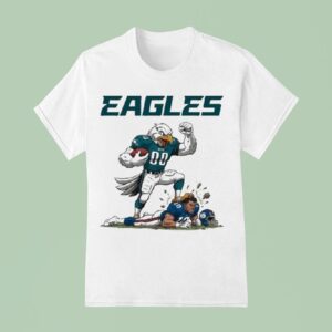 Battle Mascots Eagles Beat New York Giants T Shirt