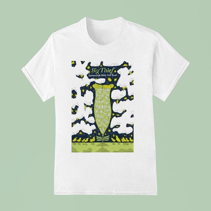 Big Thief Somersault Slide Tour T Shirt