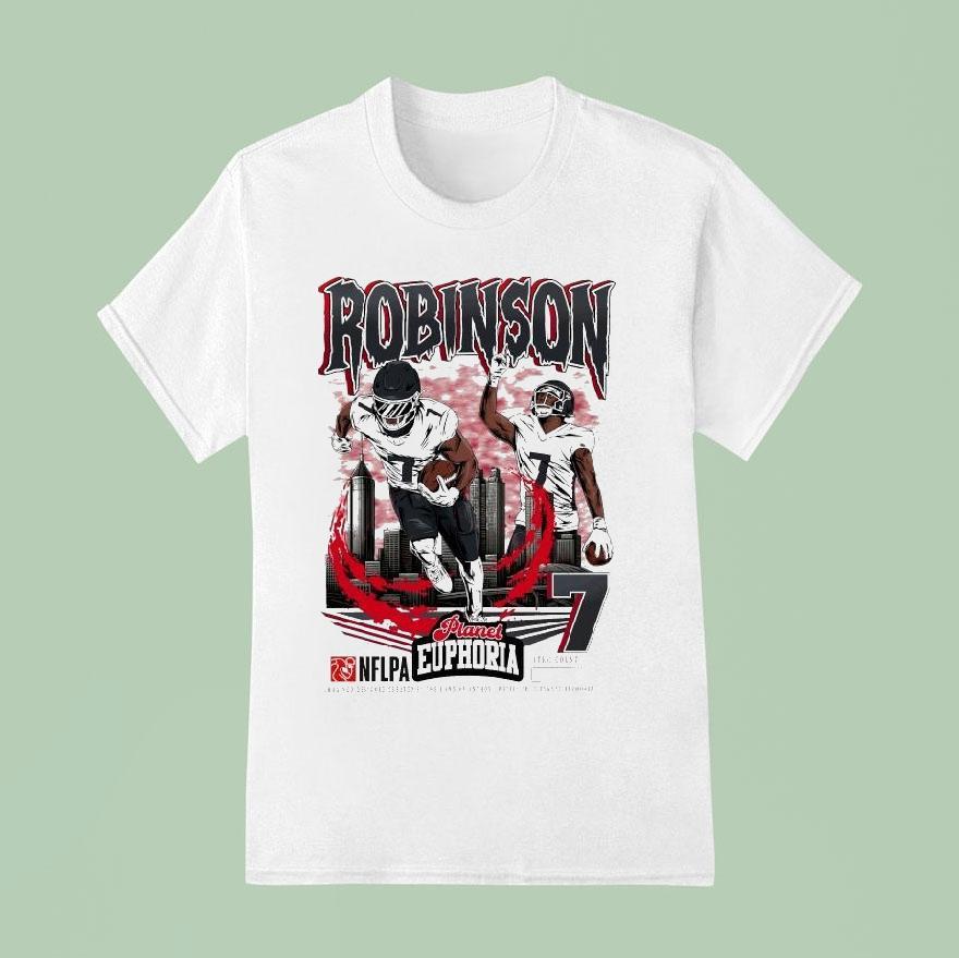 Bijan Robinson Planet Euphoria Nflpa T Shirt