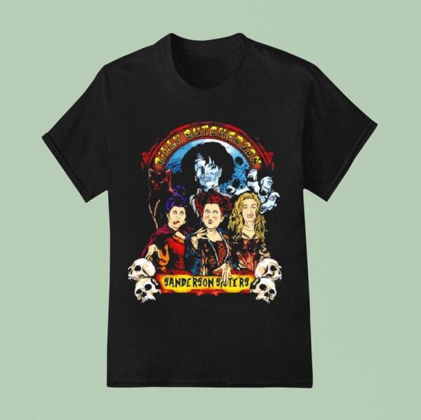 Billy Butcherson Sanderson Sisters Hocus Pocus Movie T Shirt