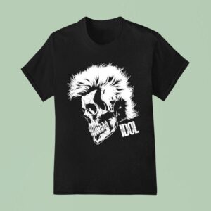 Billy Idol Skull T Shirt