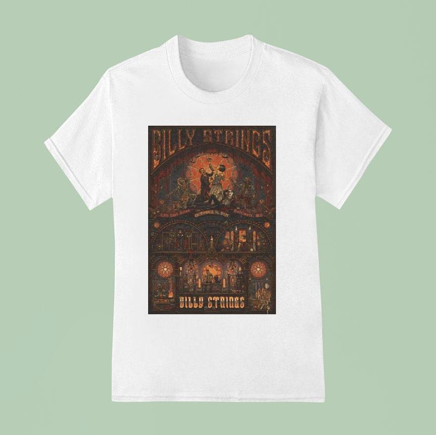 Billy Strings Band Baltimore Md October T Shirt