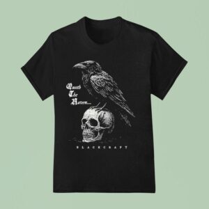 Blackcraft Cult Quoth The Raven Skull T Shirt