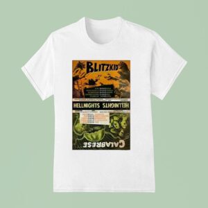 Blitzkid And Calabrese Hellnights Tour T Shirt
