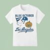 Blue October Ghost Dodgers T Shirt