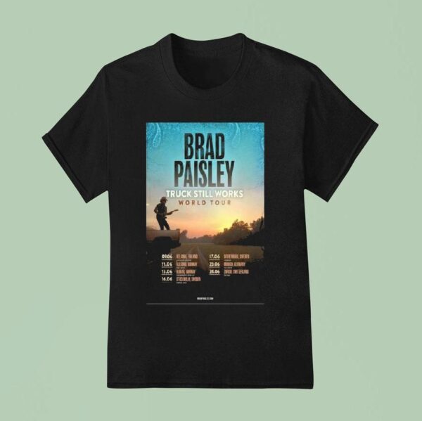 Brad Paisley The Truck Still Works World Tour T Shirt