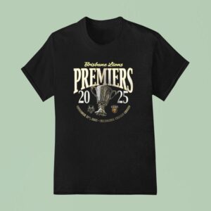 Brisbane Lions Premiers Afl Believed Back To Back Team Graphic Trophy T Shirt