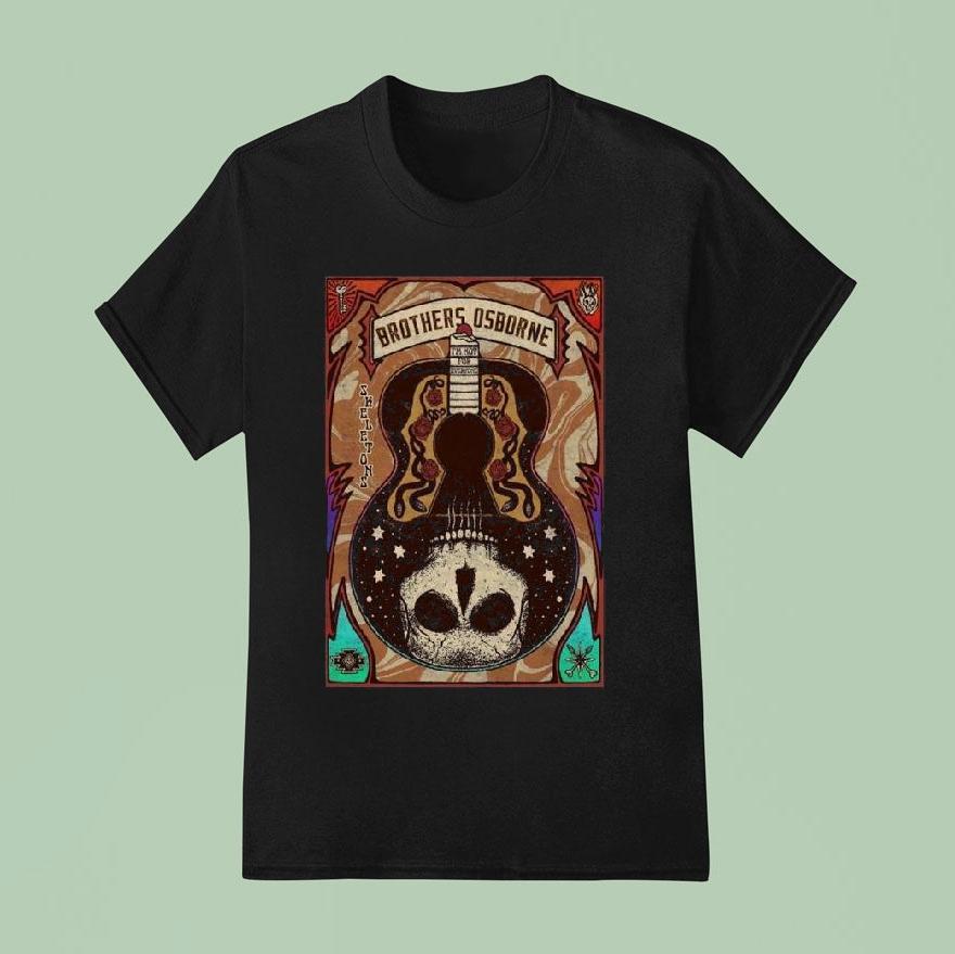 Brothers Osborne Skeletons I M Not For Everyone Tour T Shirt