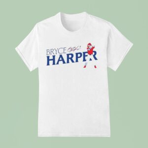 Bryce Harper Philadelphia Phillies Baseball Signature T Shirt