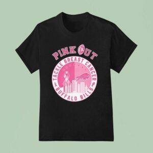 Buffalo Bills Pink Out Tackle Breast Cancer T Shirt