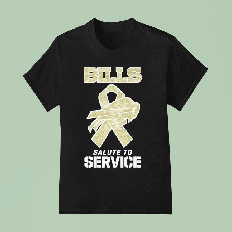 Buffalo Bills Salute To Service T Shirt