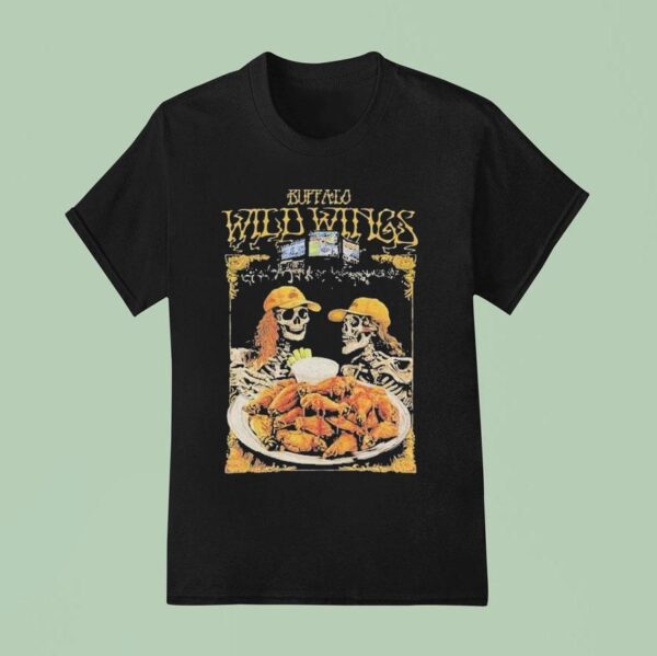 Buffalo Wild Wings Grateful Dead Lot Skeleton T Shirt