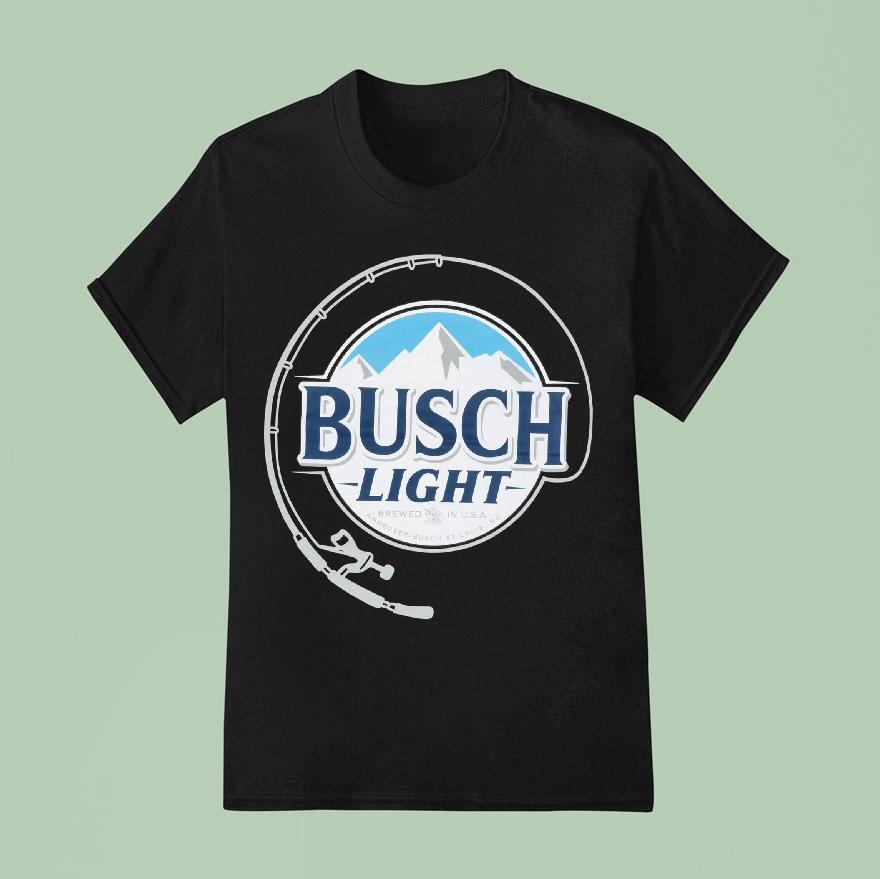 Busch Light Fishing Pole T Shirt