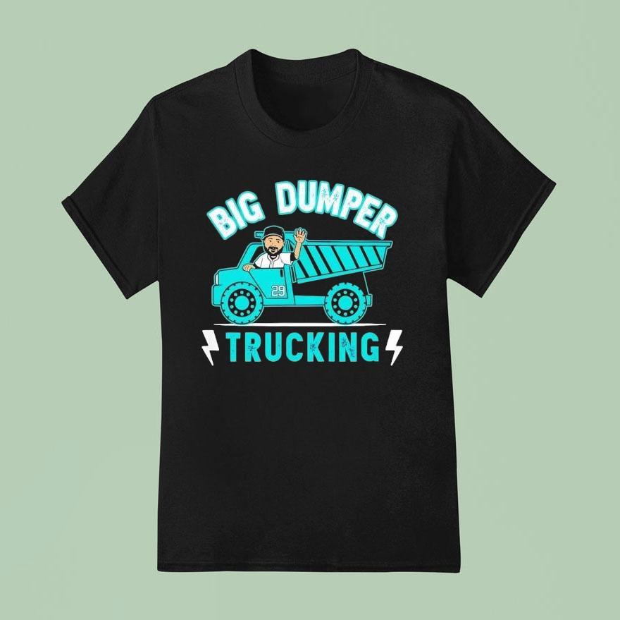 Cal Raleigh Big Dumper Trucking Seattle Mariners T Shirt
