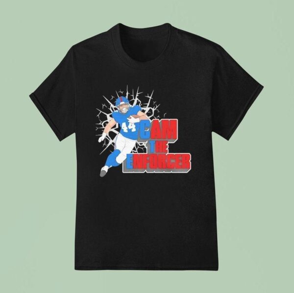 Cameron Skattebo The Enforcer New York Giants T Shirt