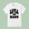 Center Layla Hays Max Collegiat Wasilla Alaska T Shirt