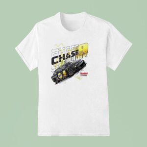 Chase Elliott Hendrick Motorsports Team Collection Napa Gold Signature T Shirt