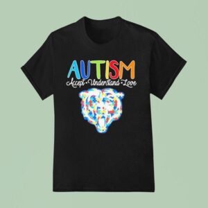 Chicago Bears Autism Accept Understand Love T Shirt