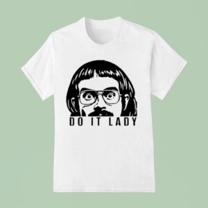 Chit Do It Lady Peeking T Shirt