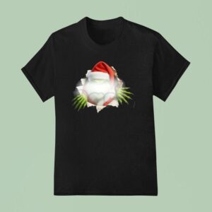 Christmas Movie Character Green Guy Through Hole T Shirt