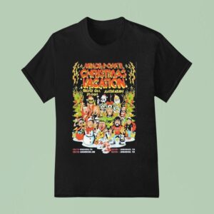 Christmas Vacation Tour With Austin Meade And Treaty Oak Revival Xmas Holiday T Shirt