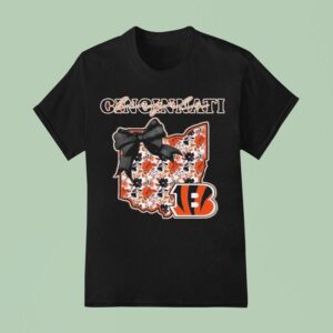 Cincinnati Bengals Nfl Cozy State Bow T Shirt
