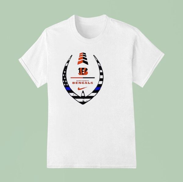 Cincinnati Bengals Police Law Enforcement Appreciation Day Logo T Shirt