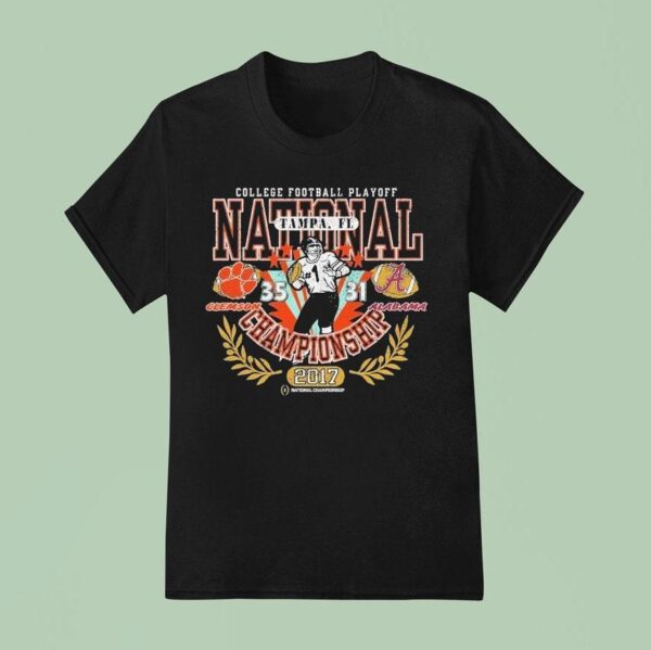 Clemson Tigers Vs Alabama Crimson Tide College Football Playoff National Championship Game Matchup Cfp T Shirt