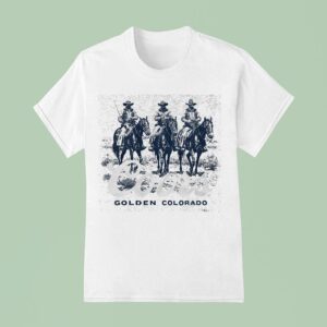 Coors Golden Colorado Ranch Cowboys Beer T Shirt