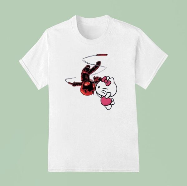 Daredevil Hello Kitty Kissing T Shirt