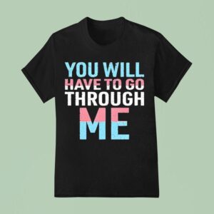 David Tennant You Will Have To Go Through Me Trans T Shirt