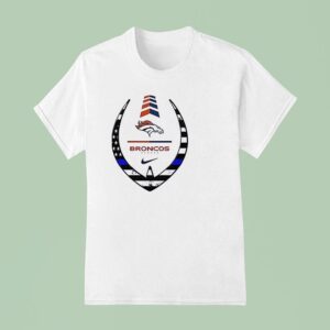 Denver Broncos Police Law Enforcement Appreciation Day Logo T Shirt