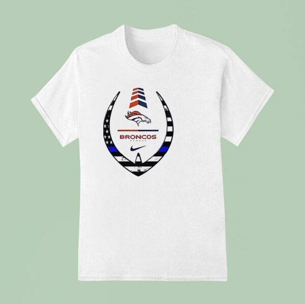 Denver Broncos Police Law Enforcement Appreciation Day Logo T Shirt