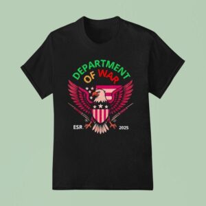 Department Of War Established Dow T Shirt