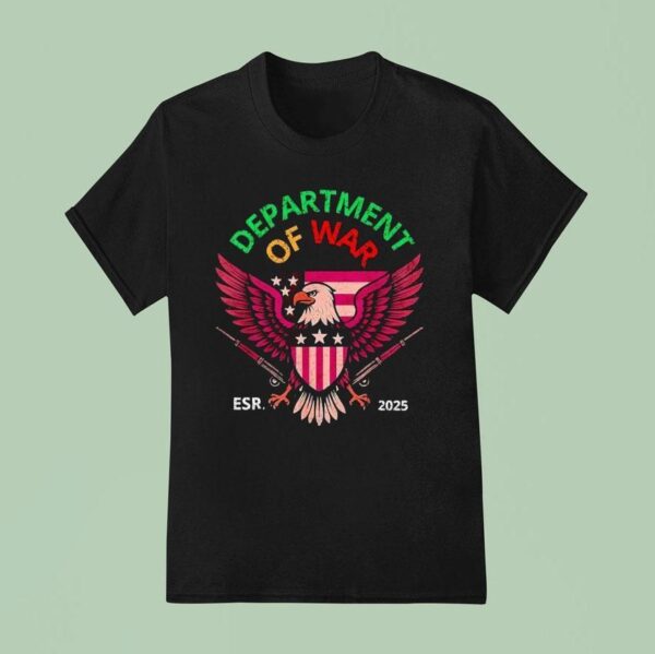Department Of War Established Dow T Shirt