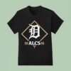 Detroit Tigers American League Division Series Champions Locker Room T Shirt