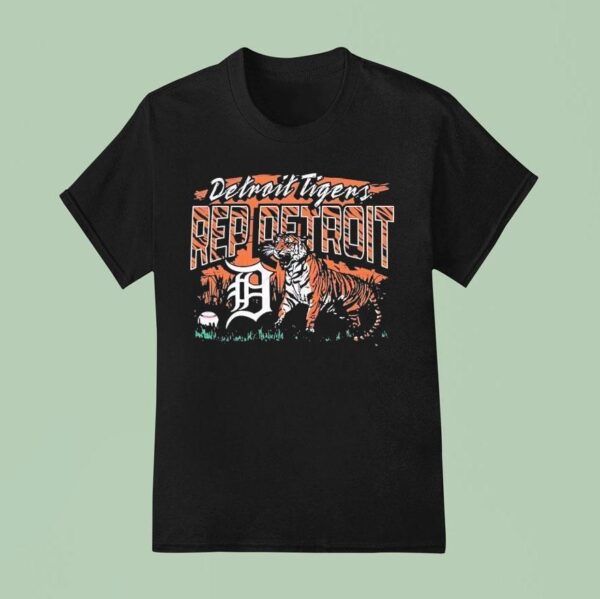 Detroit Tigers Rep Detroi T Shirt