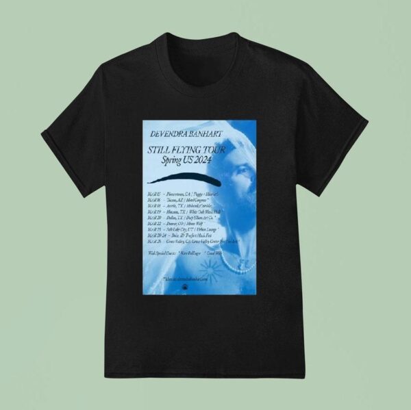 Devendra Banhart Still Flying Tour Spring Us T Shirt