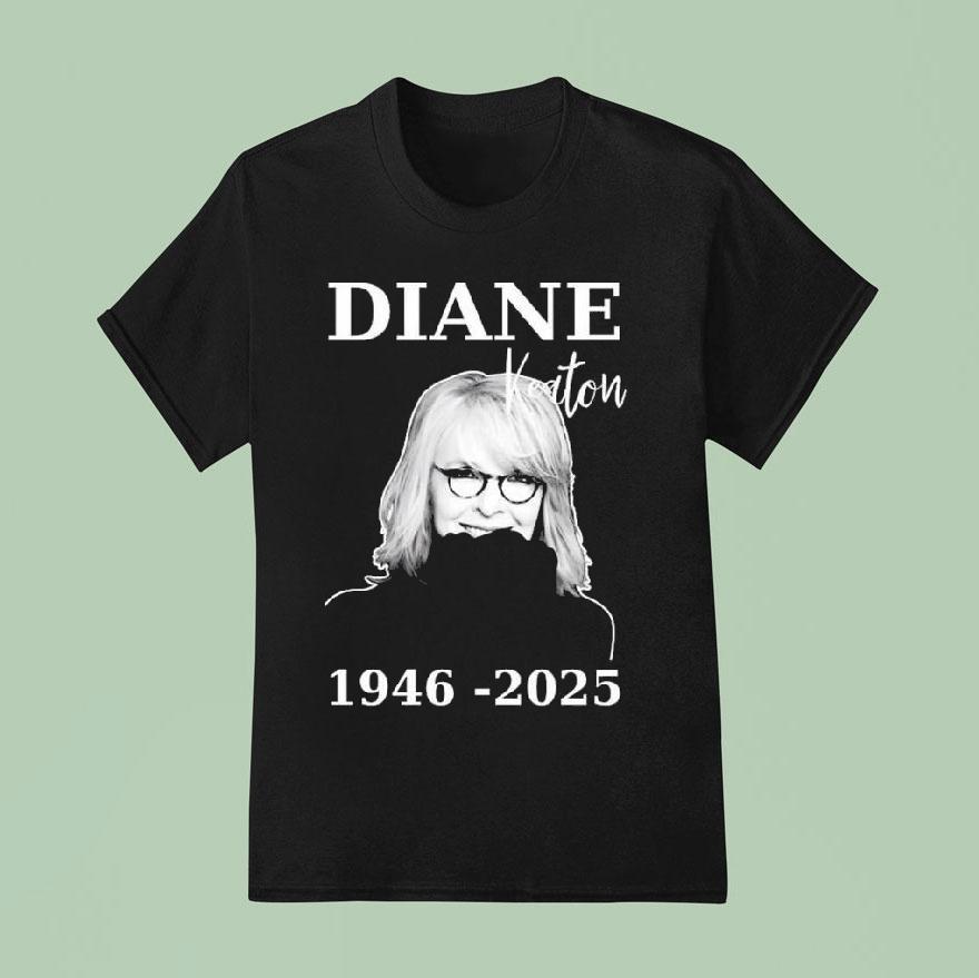 Diane Keaton Celebrity Memorial T Shirt