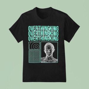 Digital Delight Overthinking Minimal House Tech T Shirt