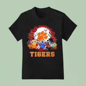 Disney S Lilo Stitch Vs Clemson Tigers Halloween Costumes T Shirt