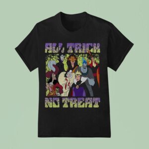 Disney Villains All Trick No Trea T Shirt