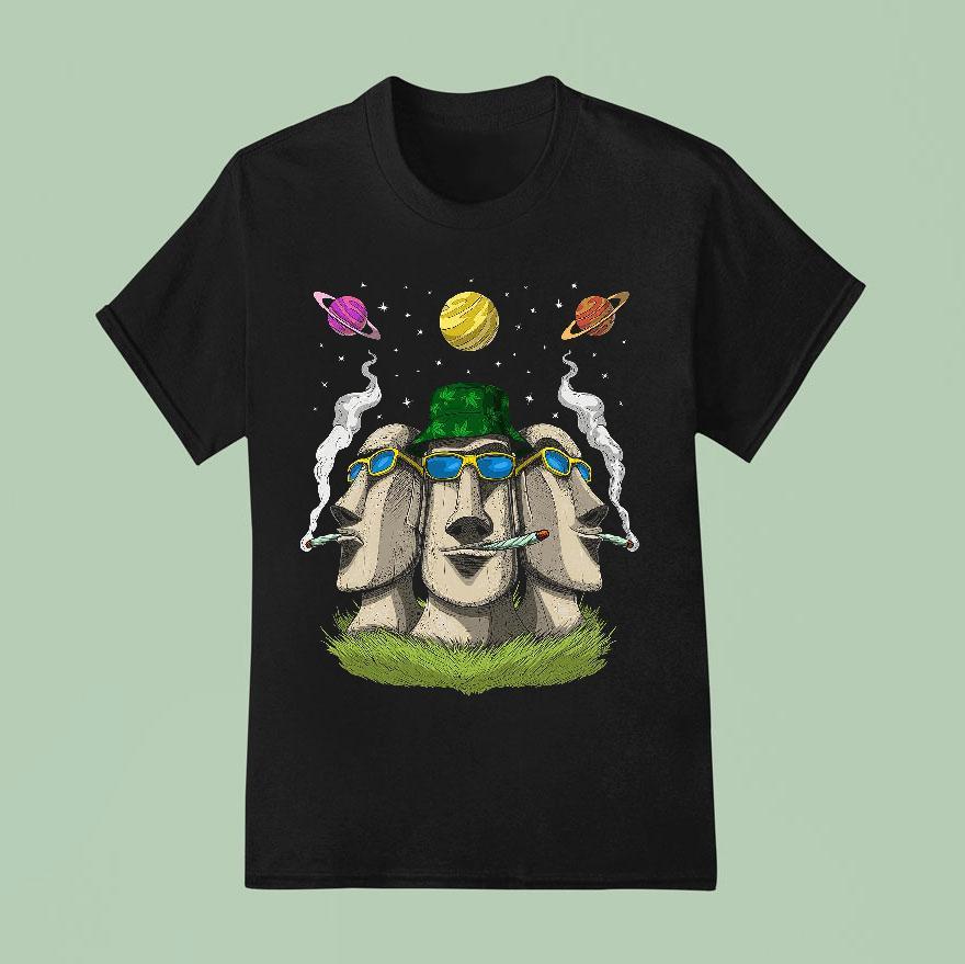 Easter Island Stoners T Shirt