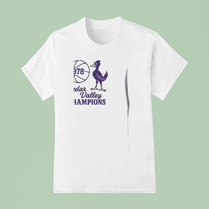 Elba Bluejays Cedar Valley Champions T Shirt