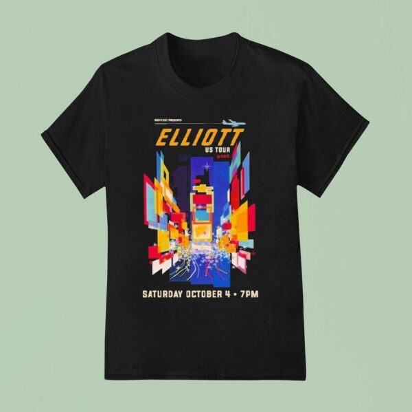 Elliott October Us Tour Riot Fes T Shirt
