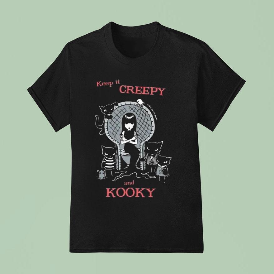 Emily The Strange Keep It Creepy And Kooky T Shirt