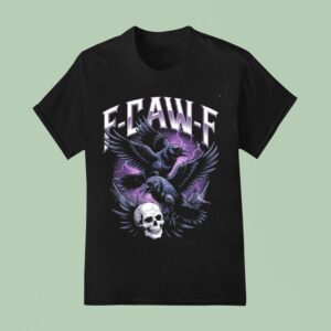 F Caw F Mortality Call Gothic Crow And Skull T Shirt